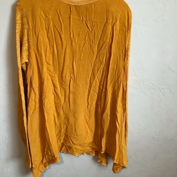 Left of Center Butter‎ Yellow Asymmetrical Long Sleeve Top - Image 10