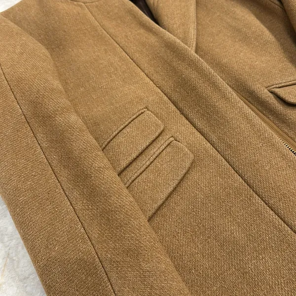 J. Crew Tan Trench Coat - Image 3