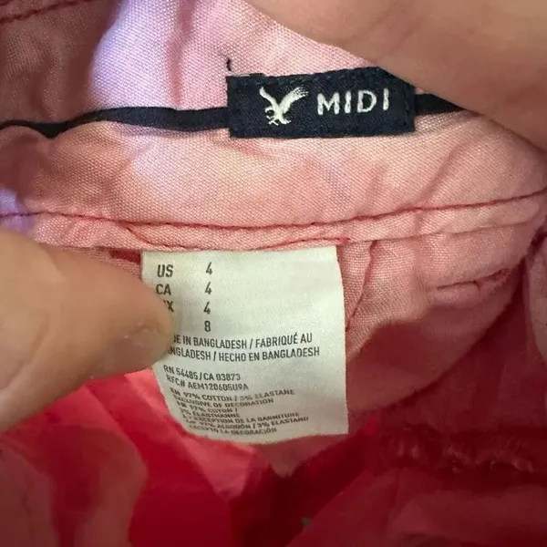 American Eagle pink Barbiecore size 4 midi shorts - Image 2