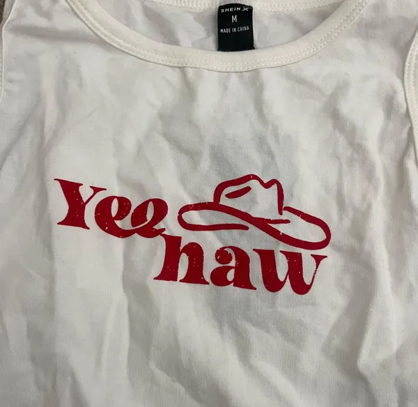 yee haw tank White Size M - Image 2