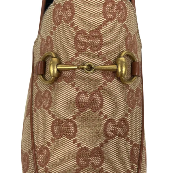 Gucci Jordaan GG Monogram Horsebit Loafer Ruggine Rust Size 40.5 - Image 5