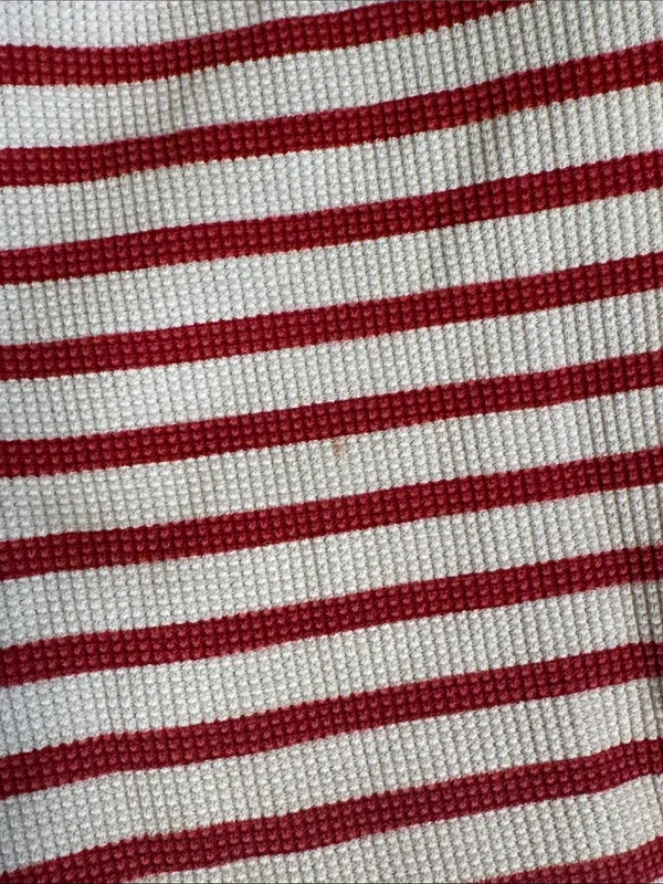 Beach Riot‎ Striped Wide-Leg Lounge Pants - Red and White - Image 4