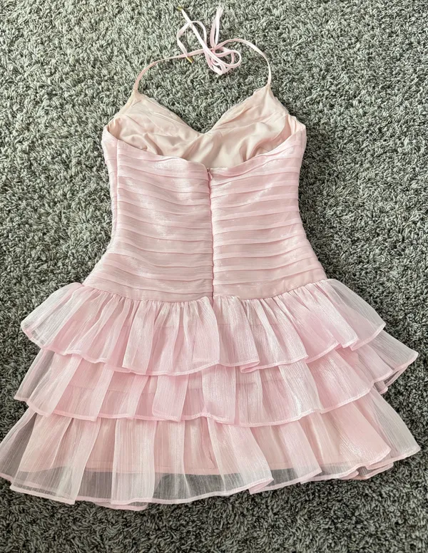 Hello Molly Pink Mini Dress - Image 2