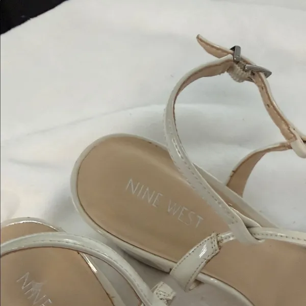Nine West Cream Strappy Sandals - Image 2