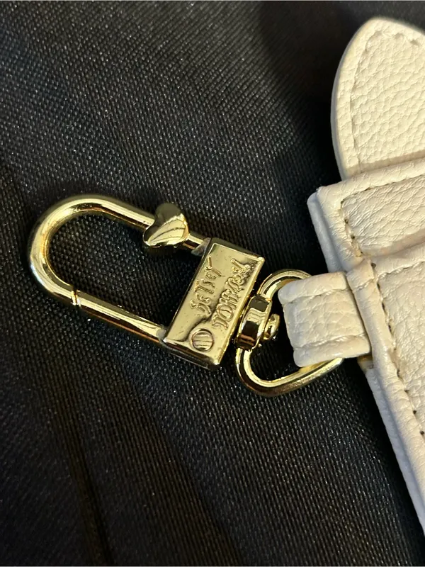 Betsey Johnson Quilted Cream & Black Puppy Dog Crossbody Bag & Cardholder - Image 15
