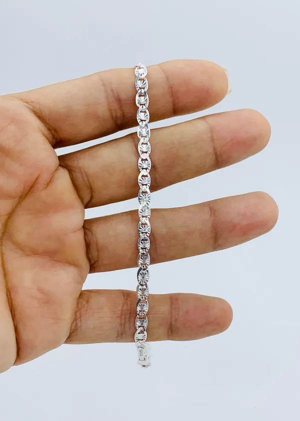 ❤️ Sterling Silver 925 Ankle Bracelet 10” ❤️ - Image 2