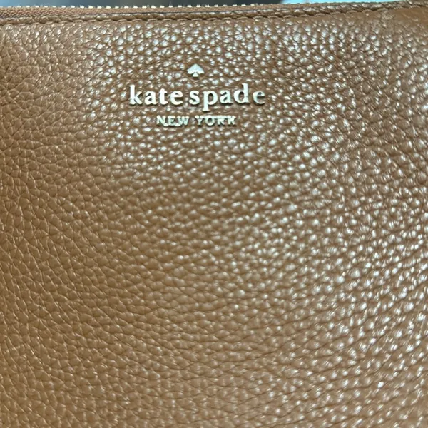 Kate Spade Leather Crossbody Purse Brown - Image 5