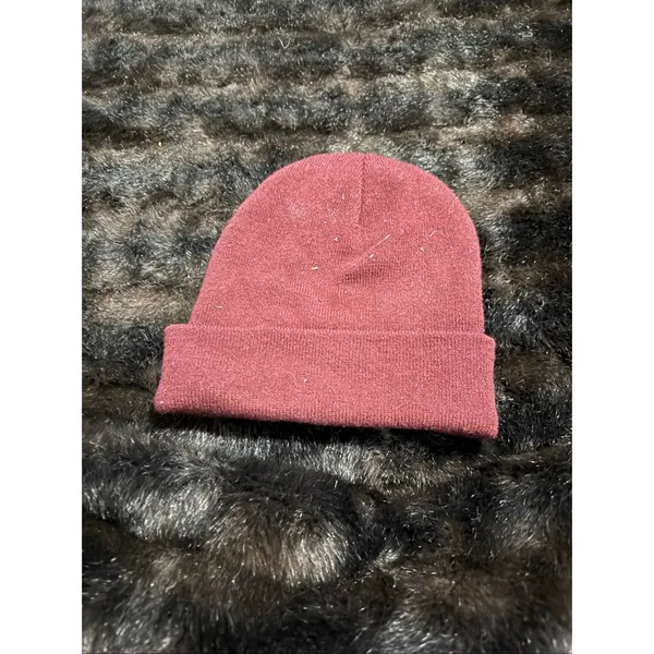 Boys Lie Angel Patch Logo Cuffed Knit Winter Beanie Women's OS Rusty Brown - Image 3