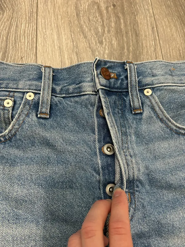 Madewell Women’s Relaxed Denim Shorts Size W27 - Image 3