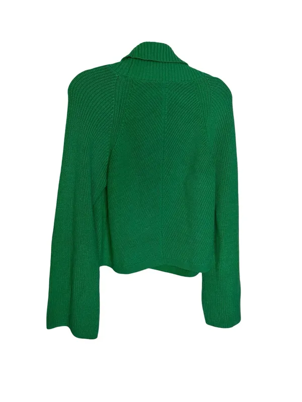 💚 Maeve by Anthropologie Green Ribbed Turtleneck Sweater Size XL 💚 - Image 5