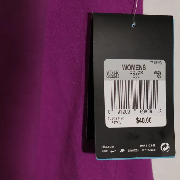 NWT Nike Workout Tank Top Size XS Purple - Image 4