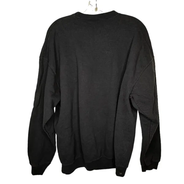 Vintage‎ Lee Holiday Christmas Black Sweatshirt - Image 3
