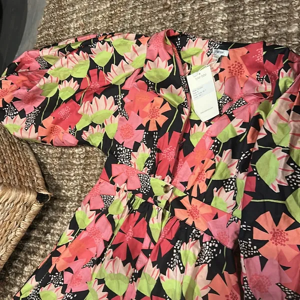 NWT TYLER BOE Britt A-line Dress In Pink - Image 7