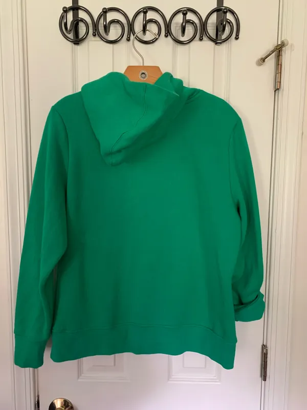 The North Face Kelly Green Hoodie Sweatshirt - Image 6