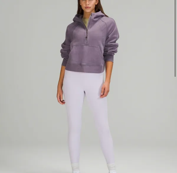 Lululemon Scuba Oversized 1/2 Zip Hoodie In dusky Lavender XS/S NWT - Image 2