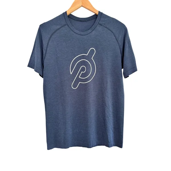Lululemon Peloton Swiftly Tech Short Sleeve 2.0 Shirt Navy Blue Womens Size S - Image 8
