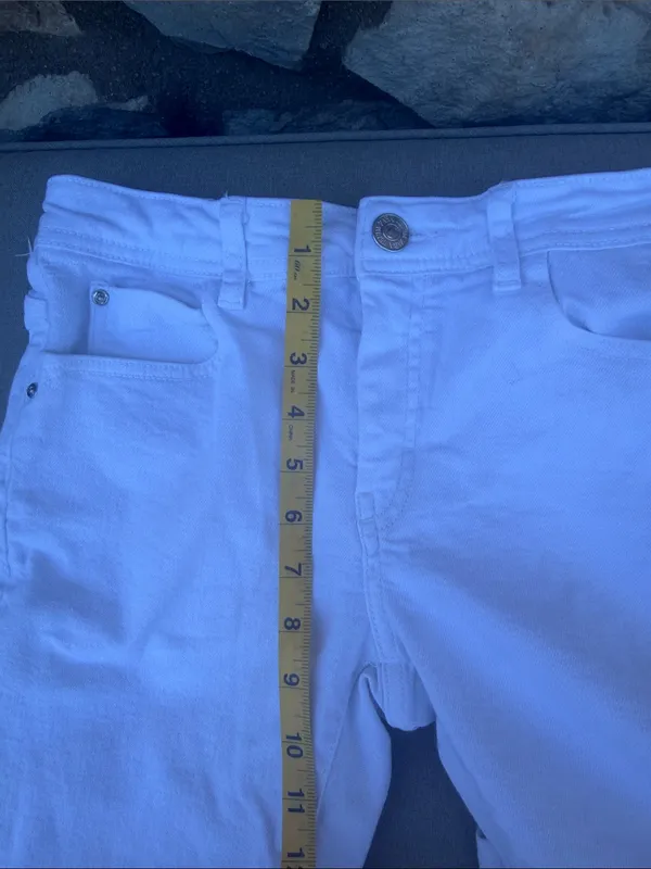 Zara Slim White Skinny Jeans size 6 - Image 5