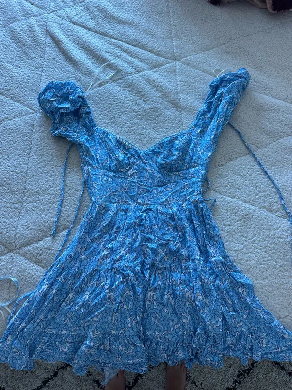 blue mini dress - Image 3