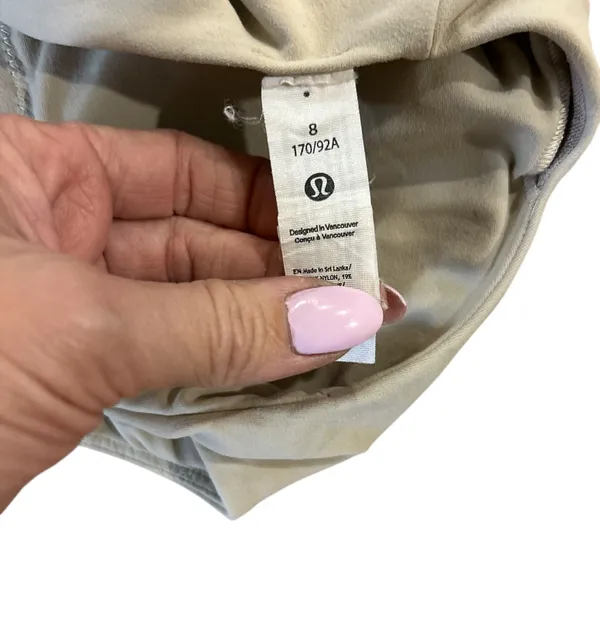 Lululemon Align™ Asymmetrical Bra – Size 8 in sand - Image 3