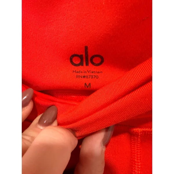 Alo Yoga Womens Airlift High-Waist 7/8 Legging Red Medium W5716R - Image 7