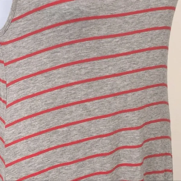 Marc New York Striped Midi Dress L Coastal Resort Travel Capsule Vacation - Image 11