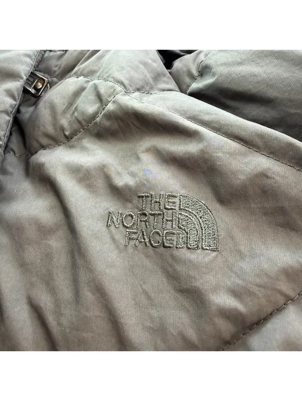 The North Face Women’s Black 550 Down Hooded Long Parka Jacket Coat Small Winter - Image 6