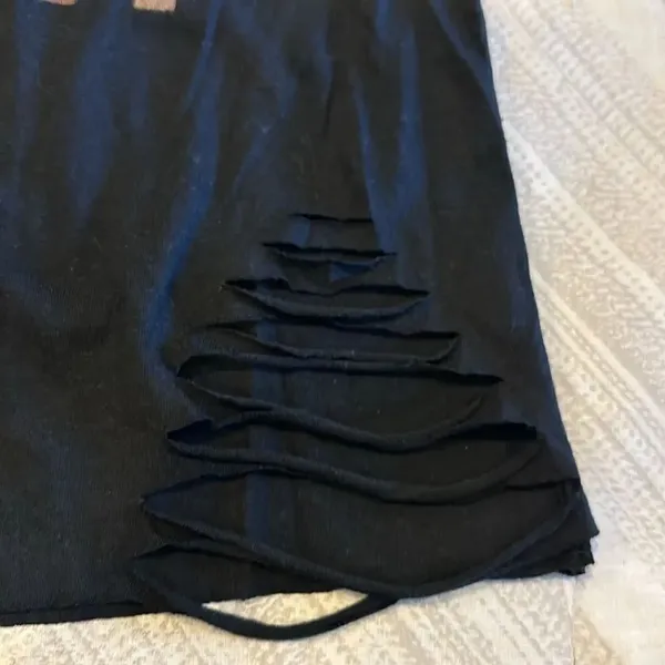 Ali & Joe Women’s ‘Nama Slay’ Black Cut Custom Tank Top - Image 3