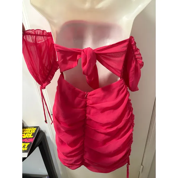 Pink Showpo mini dress - Image 3