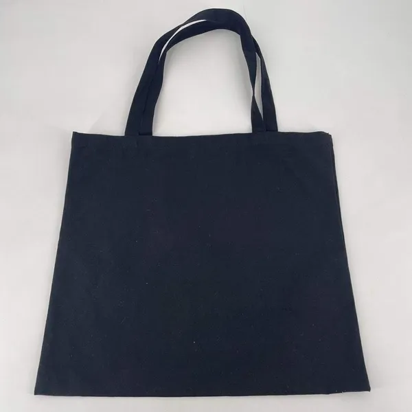Reformation Canvas Shopping Tote Bag‎ Womens OS Black Everyday Carryall Eco Bag - Image 2