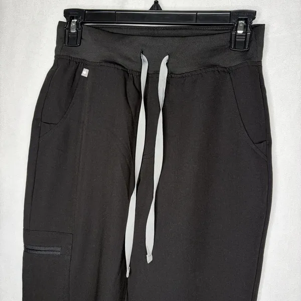 Figs Black‎ Zamora Jogger Scrub Pants - Image 5