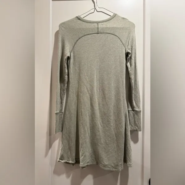 BDG Sage Green Long‎ Sleeve Relax Dress Size M - Image 3