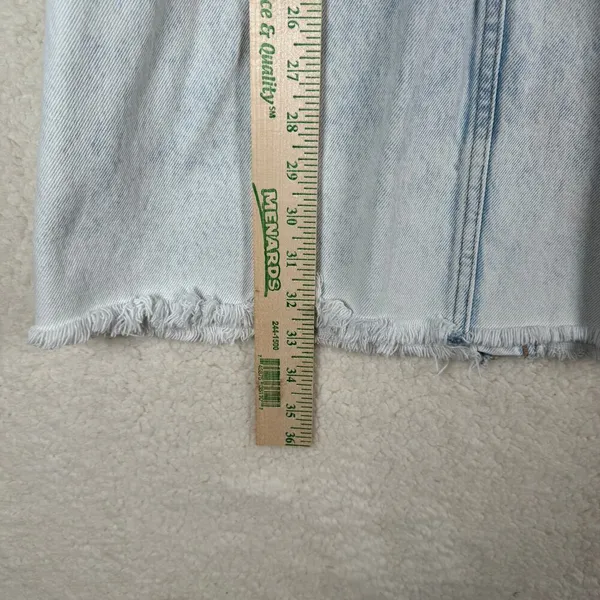 Abercrombie & Fitch Y2K Denim Jumper Overall Skirt Preppy - Image 4