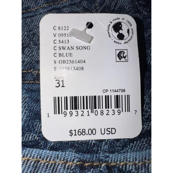 We The Free Free People Eden Slouch Swan Song Jeans Size 31 (Sold Out Colorway) - Image 9