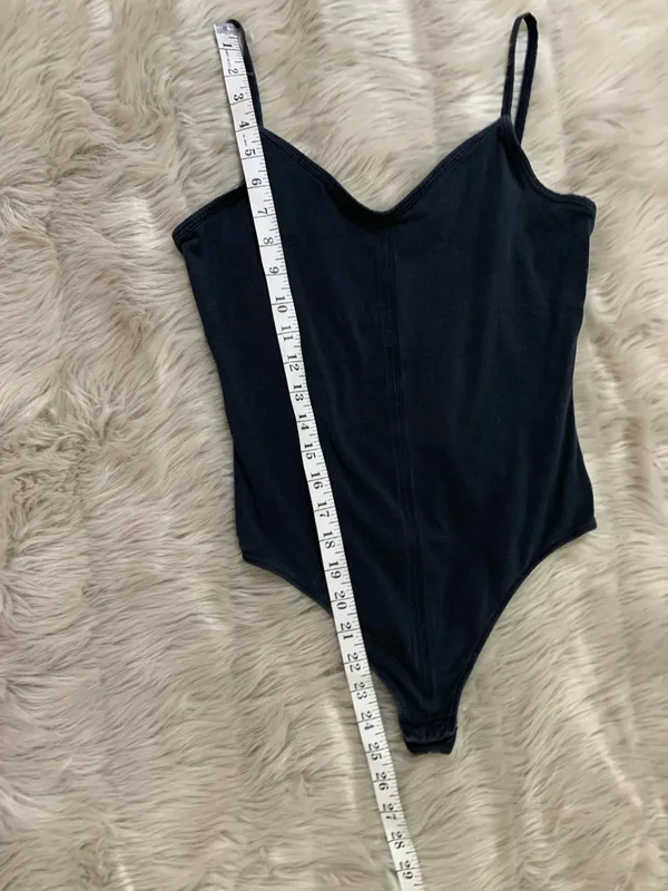 Everlane Cami” Bodysuit Black Small - Image 5