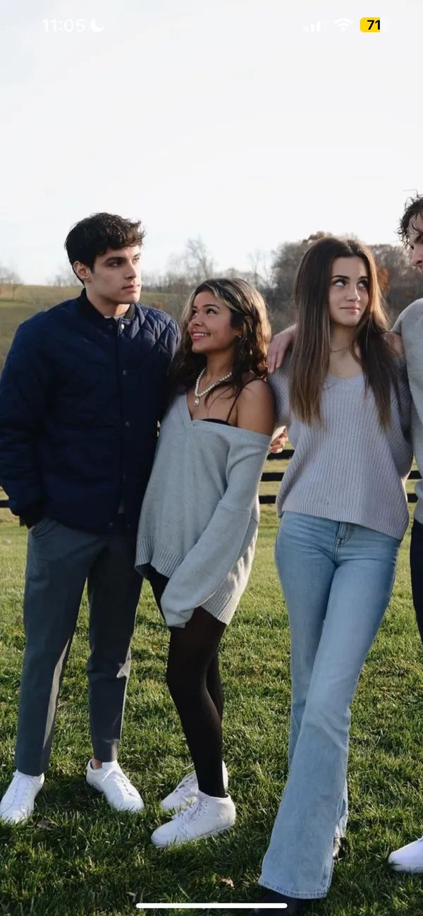 Grey Sweater Dress Gray - Image 4