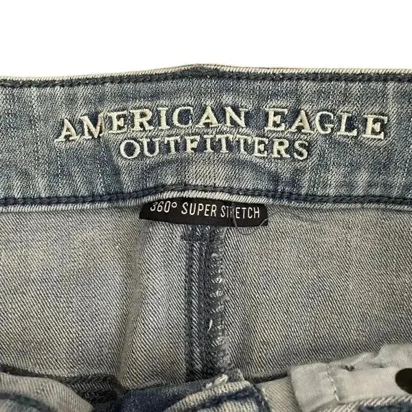 American Eagle 360 Super Stretch Bluet High Rise Short Womens Jeans SZ 6 - Image 5