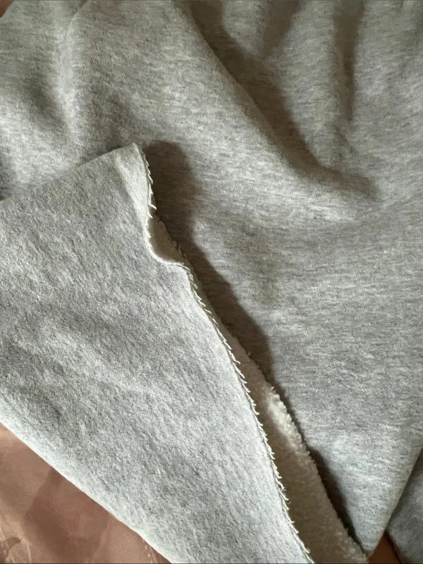 Aritzia TNA Cozy Mega Grey Shorts Large - Image 5