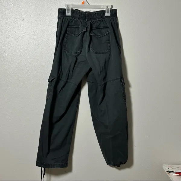 Old Navy Women‎ Gray/Black Baggy Cargo Pants size XS - Image 4