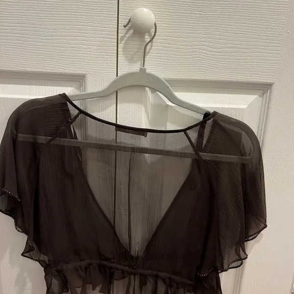 Sheer Black Women's Top - Image 2