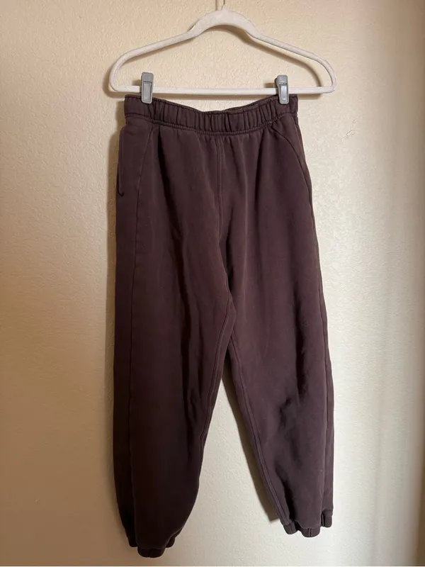 Lululemon Scuba Mid-Rise Oversized Jogger Sz Small *Regular Espresso - Image 3