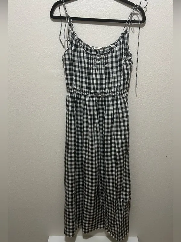 NWT DÔEN Leslie Dress — Marilyn Gingham — Size Large Cottagecore Feminine - Image 4