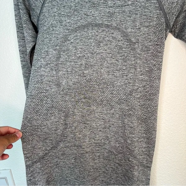 Lululemon Swiftly Tech Long Sleeve Shirt grey 4 - Image 2