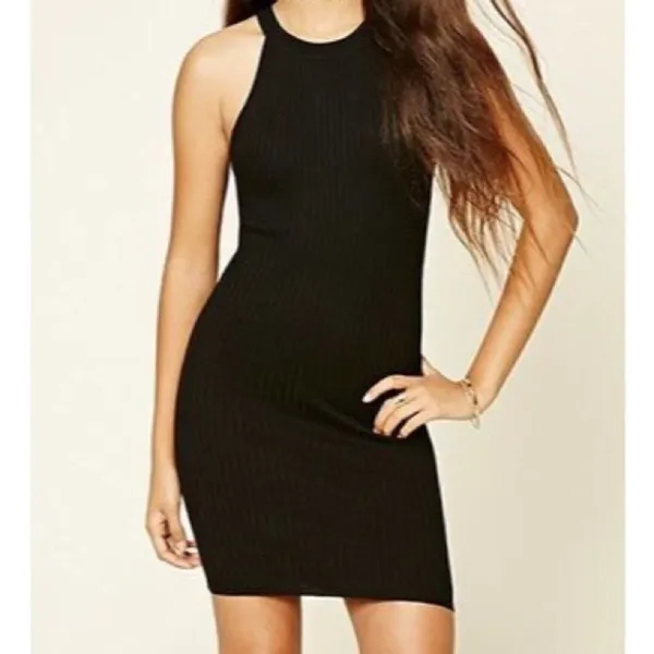 Forever 21 ✨ Bodycon Knit Sleeveless High Neck Ribbed Dress✨ - Image 2