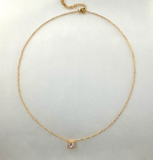 Adjustable Chain CZ Cubic Zirconia Pendant Necklace for Women - Image 7