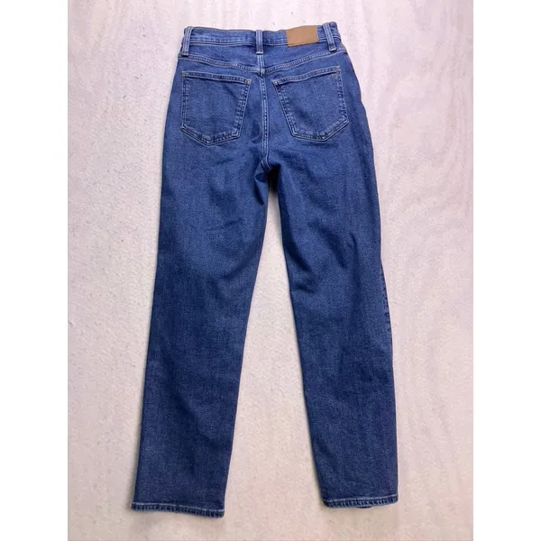 Madewell The Perfect Vintage Straight Jean Women‎ 25 Blue Denim High Rise Denim - Image 11