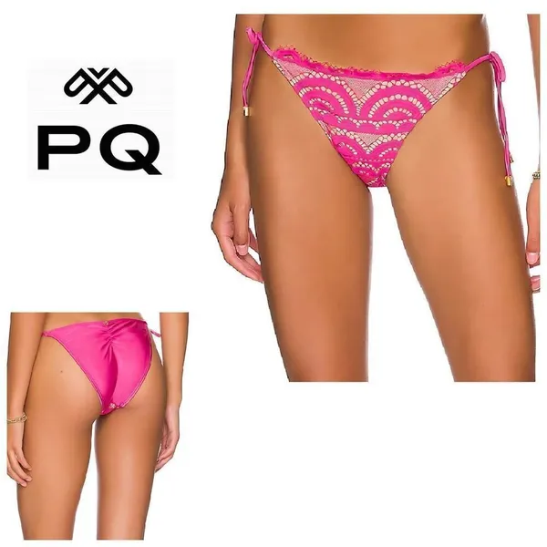 New. Pilyq lace teeny bikini bottom. Medium. Retails $76 - Image 2