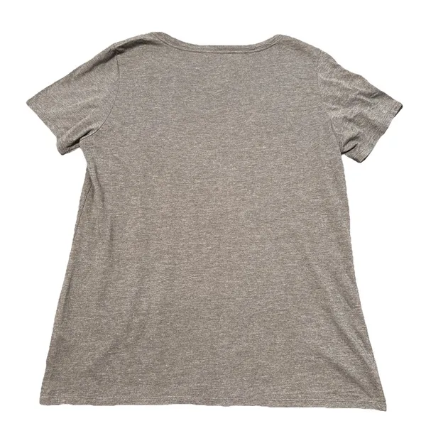 Nike The Nike Tee Gray Spoon Neck Athletic Cut T-Shirt Women's Size M - Image 5