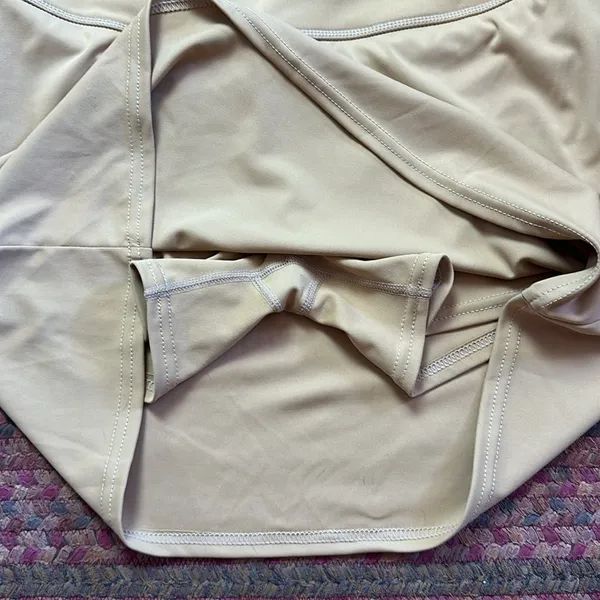 Real Essentials Tan Brown Tennis Golf Athletic Skirt Skort - Image 3