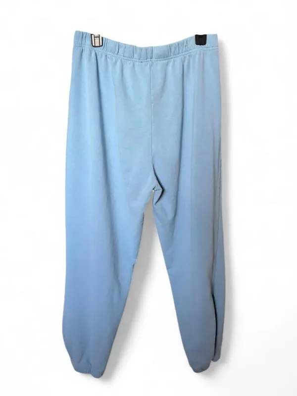 New Girl Order Blue & Pink Flame Graphic Joggers - Image 3