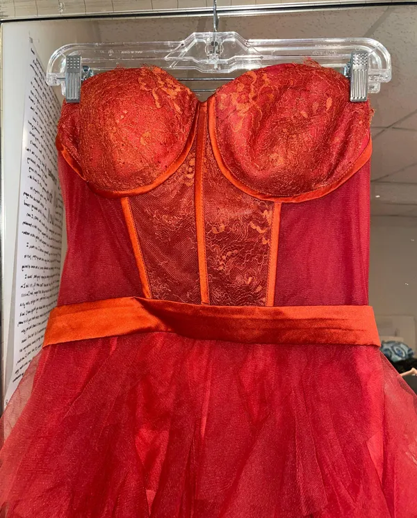 Tulle prom dress Red Size 6 - Image 3